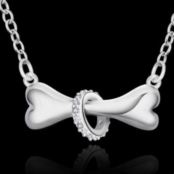 NEW Sterling silver Bone Necklace - Picture 2 of 3